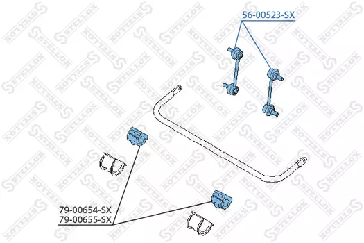Тяга стабилизатора STELLOX 56-00523-SX