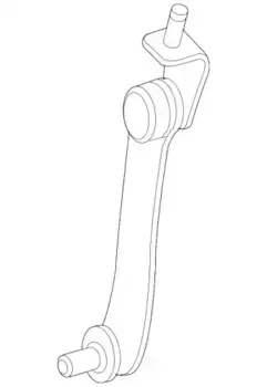 тяга уровня датчика кузова!\ MB 219 323 00 16