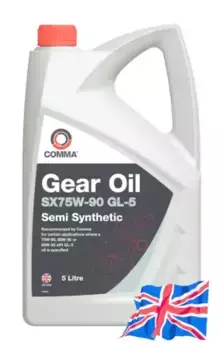 Трансмиссионное масло COMMA SX5L 75W-90 полусинтетическое 5 л