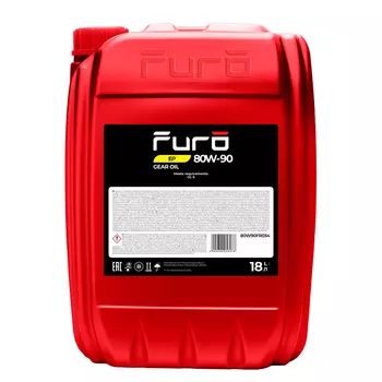 Трансмиссионное масло FURO Gear EP 80W90FR034 80W-90 минеральное 18 л