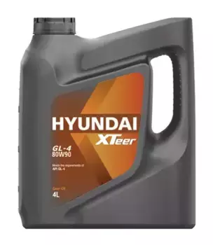 Трансмиссионное масло HYUNDAI XTEER 1041421 80W-90 минеральное 4 л