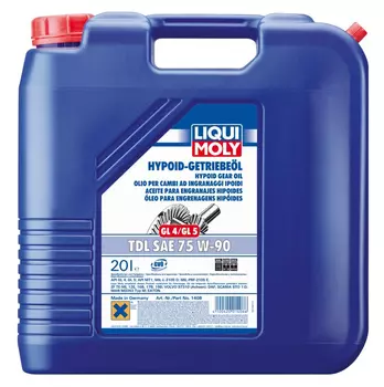 Трансмиссионное масло LIQUI MOLY 1408 75W-90 полусинтетическое 20 л