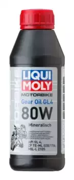 Трансмиссионное масло LIQUI MOLY Motorbike Gear oil 1617 80W минеральное 0.5 л