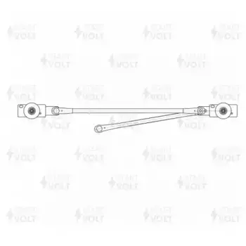 трапеция стеклоочистителя!\ КАМАЗ Компас 9/12 22>, JAC N75/N80/N120 18> VWA 1302 СТАРТВОЛЬТ