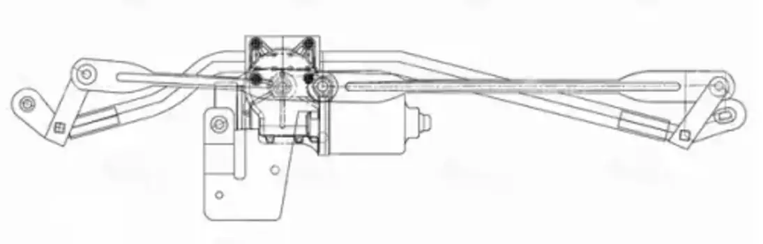 трапеция стеклоочистителя!с мотором\ Fiat Ducato,Citroen Jumper,Peugeot Boxer 06> VWA 16050 СТАРТВОЛЬТ