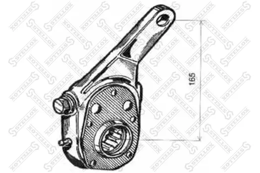 Рычаг регулировки тормоза STELLOX 85-04084-SX