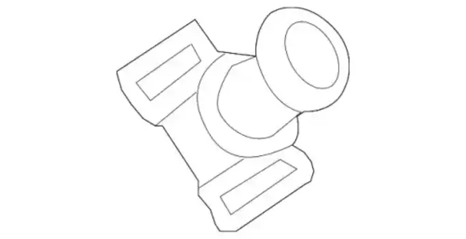 тройник системы охлаждения!\ VW Golf IV/Bora 97-05 N90794401 VAG