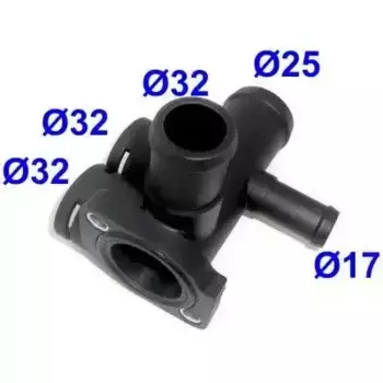 тройник!\ VW Golf/Jetta/Passat 1.8 86-93/T4 2.0 91-95 93197 MEAT & DORIA