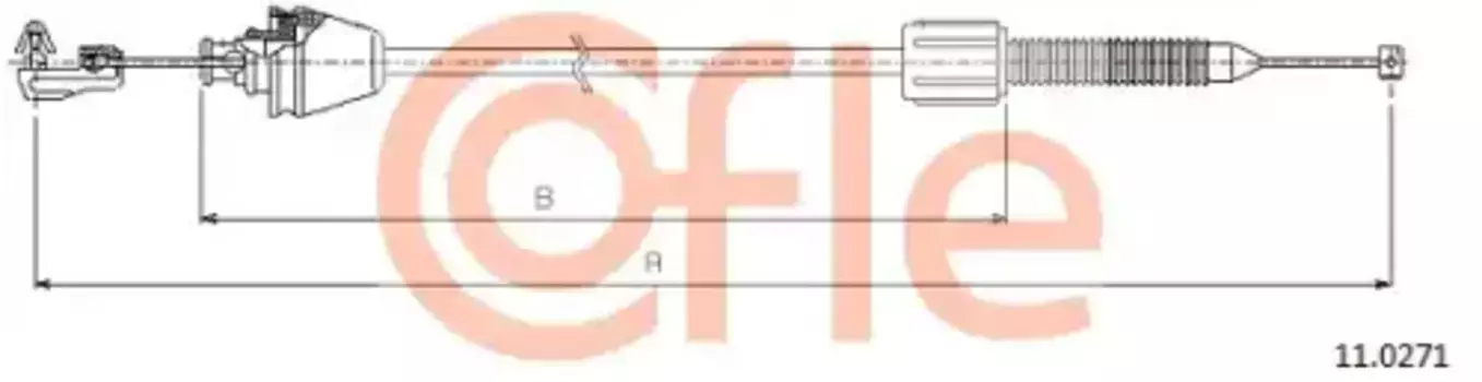 Трос газа для автомобиля COFLE 92.11.0271