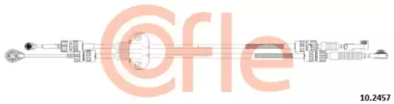Трос коробки переключения передач (КПП) COFLE 92.10.2457