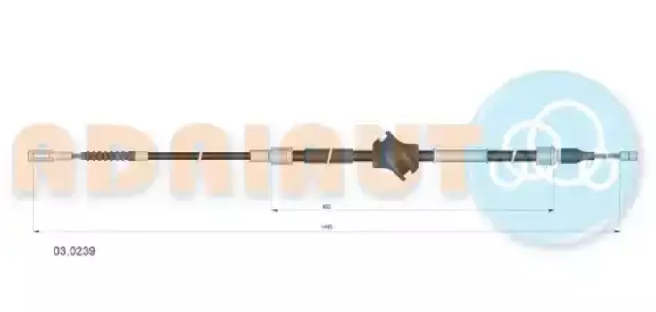 Трос ручного тормоза ADRIAUTO 03.0239