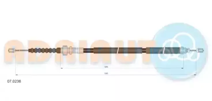 Трос ручного тормоза ADRIAUTO 07.0236