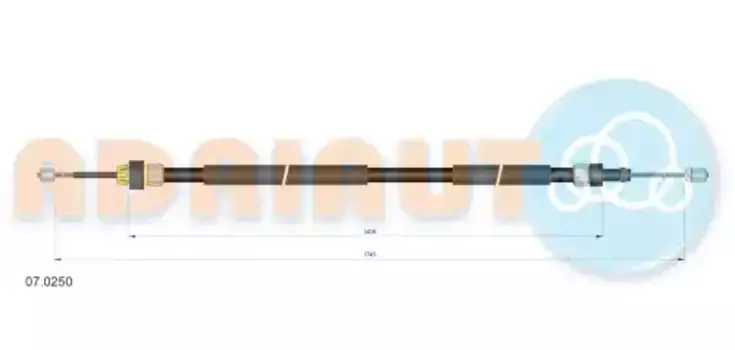 Трос ручного тормоза ADRIAUTO 07.0250