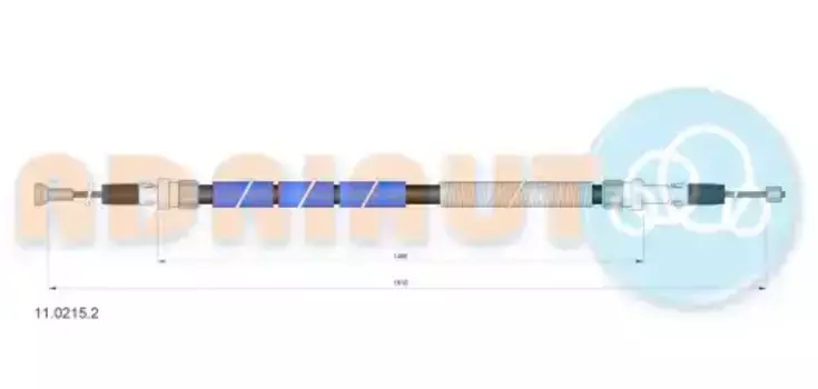 Трос ручного тормоза ADRIAUTO 11.0215.2