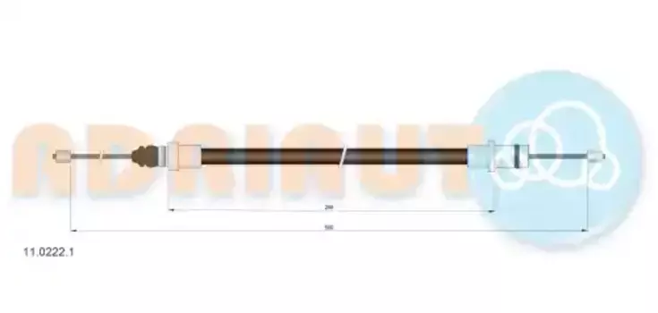 Трос ручного тормоза ADRIAUTO 11.0222.1