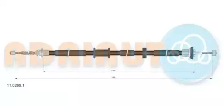 Трос ручного тормоза ADRIAUTO 11.0269.1