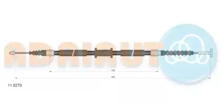 Трос ручного тормоза ADRIAUTO 11.0270