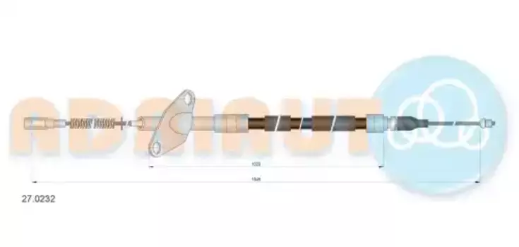 Трос ручного тормоза ADRIAUTO 27.0232