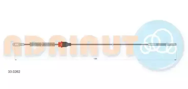 Трос ручного тормоза ADRIAUTO 33.0262