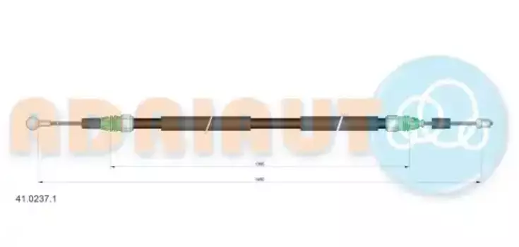 Трос ручного тормоза ADRIAUTO 41.0237.1