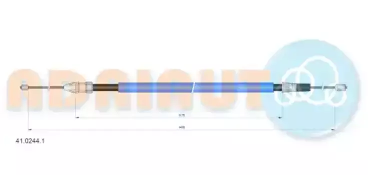 Трос ручного тормоза ADRIAUTO 41.0244.1