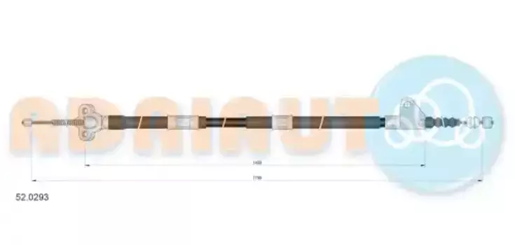 Трос ручного тормоза ADRIAUTO 52.0293