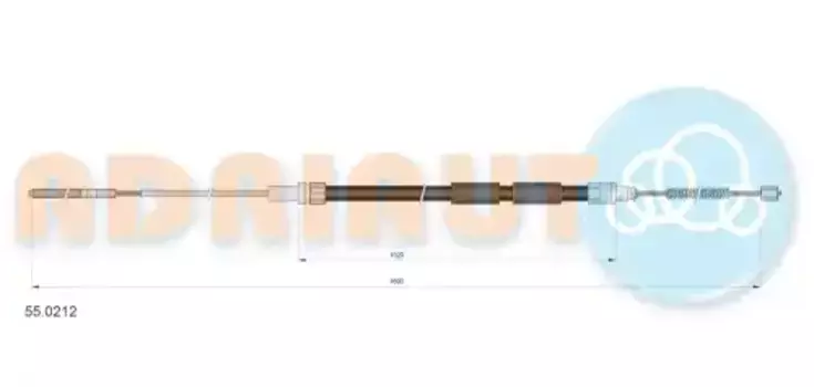 Трос ручного тормоза ADRIAUTO 55.0212
