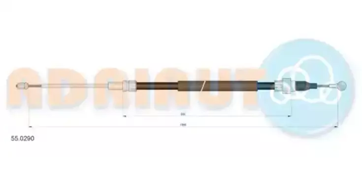 Трос ручного тормоза ADRIAUTO 55.0290