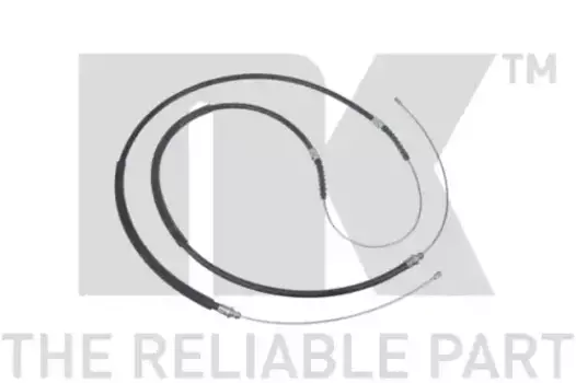 трос ручного тормоза !барабан.торм.\ Peugeot Boxer, Citroen Jumper, Fiat Ducato 02>