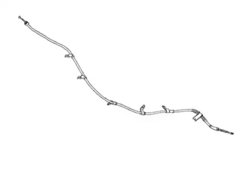 Трос ручного тормоза MOBIS 597602J000