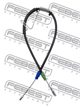 Трос ручного тормоза FEBEST 2199-TT9RH