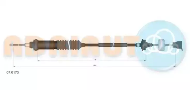 Трос сцепления ADRIAUTO 07.0173