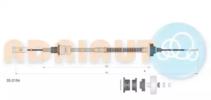 Трос сцепления ADRIAUTO 35.0154