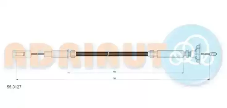 Трос сцепления ADRIAUTO 55.0127