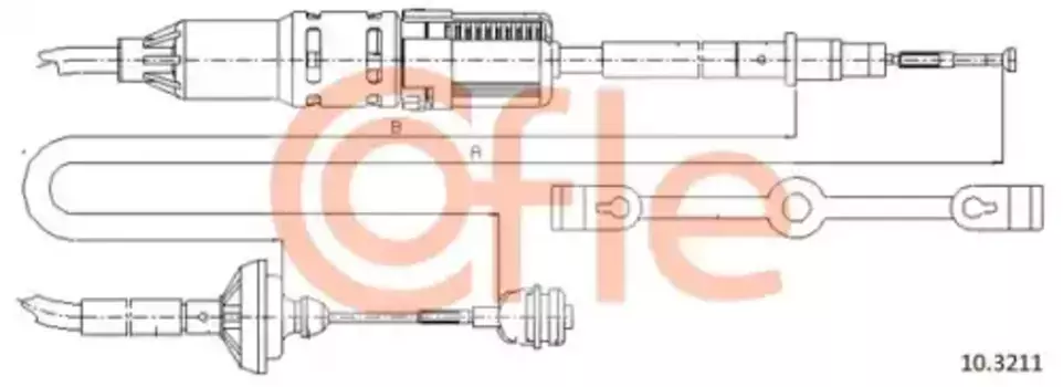 Трос сцепления COFLE 92.10.3211