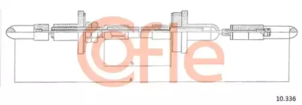 Трос сцепления COFLE 92.10.336