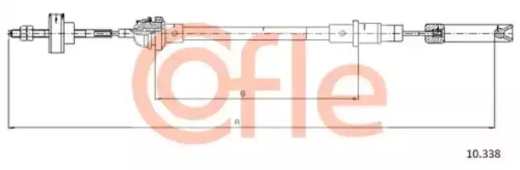 Трос сцепления COFLE 92.10.338