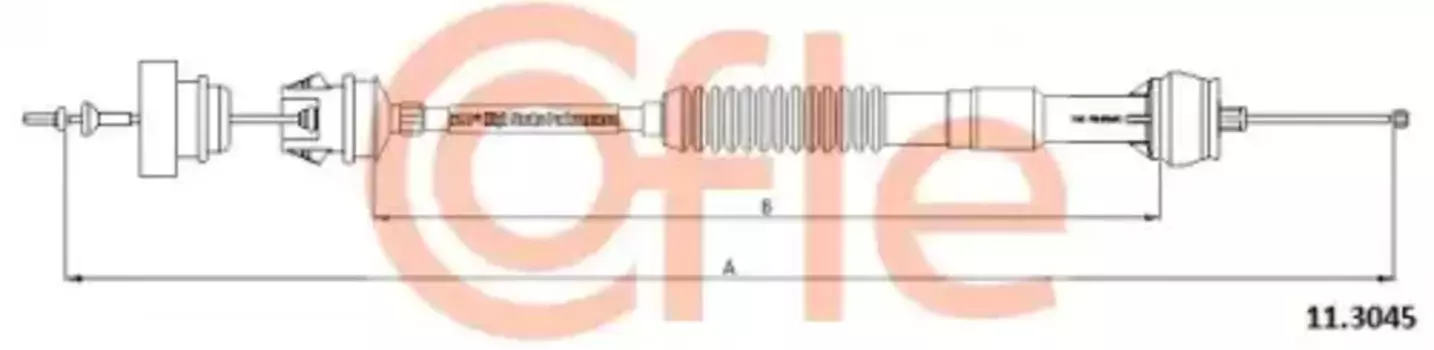 Трос сцепления COFLE 92.11.3045