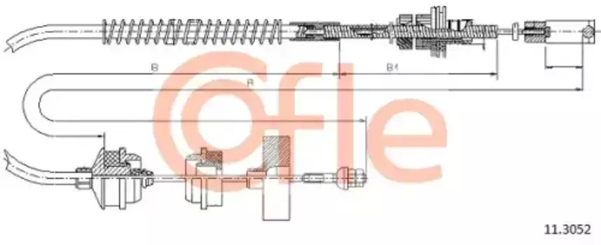 Трос сцепления COFLE 92.11.3052
