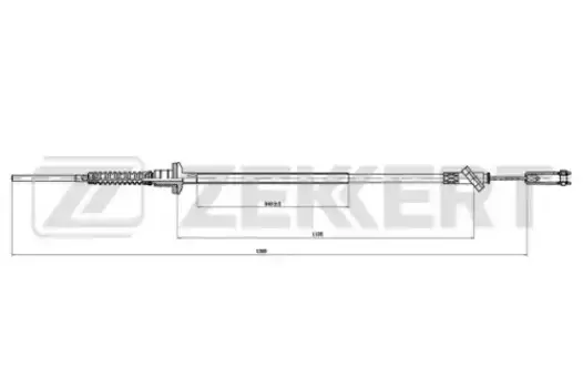 Трос сцепления ZEKKERT BZ-1348