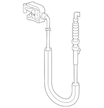 трос замка двери передней!\ Audi A3 13>, Skoda Fabia/Rapid 12>, VW Jetta/Passat 12> 5N0837017D VAG