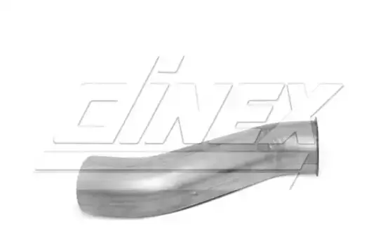 труба глушителя !2-изг. 90гр. D=5', от турбины к гофре\FRL 87032 DINEX