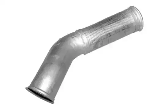 труба глушителя! (цинк) E-line D127 L750 с гофрой перед бочкой\ Volvo FH/FM, RVI Magnum Z59004 ZENTPARTS