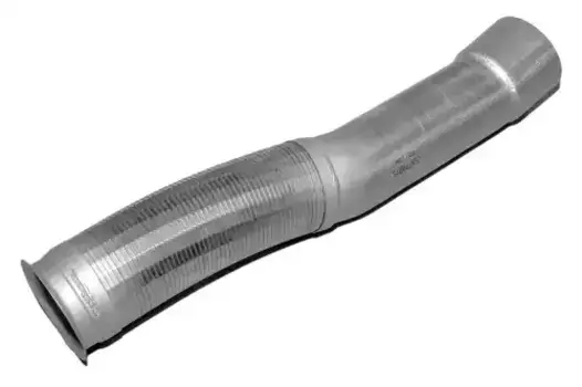 труба глушителя! промежуточная E-line с гофрой плечи 390+370 D130\ MB Actros 950/952/954 Z59003 ZENTPARTS