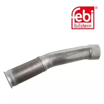 труба глушителя(промежуточная) !с гофрой плечи L=780, D=130 \MB Actros 38136 FEBI