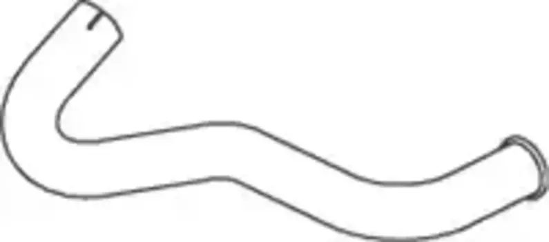 труба глушителя выхлопная !E-line 3-изг \MB 817-1724 53787 DINEX