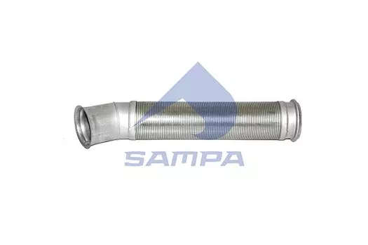 труба гофрированная глушителя выхлопная! перед. L650мм\ DAF CF85/XF105/XF95 051.007 SAMPA