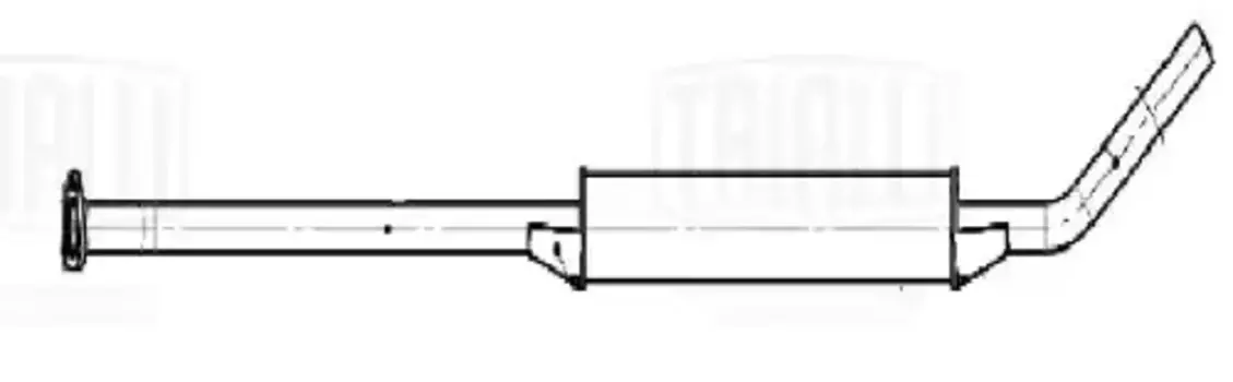труба приемная! алюм. под 3 шпильки\ Lada-2131, Chevrolet Niva Евро-4 EAM 0346 TRIALLI