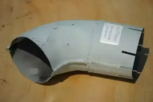 труба выхлопная глушителя! н/о, L=250мм патрубок\ МАЗ-555142, 5551А2, 5516А5 551605-1203075 СПЕЦМАШ