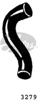 трубка системы охлаждения!\ Chevrolet Lanos 1.5 05>, ZAZ Chance/Lanos, Daewoo Nexia 1.6 97> 3279 GATES